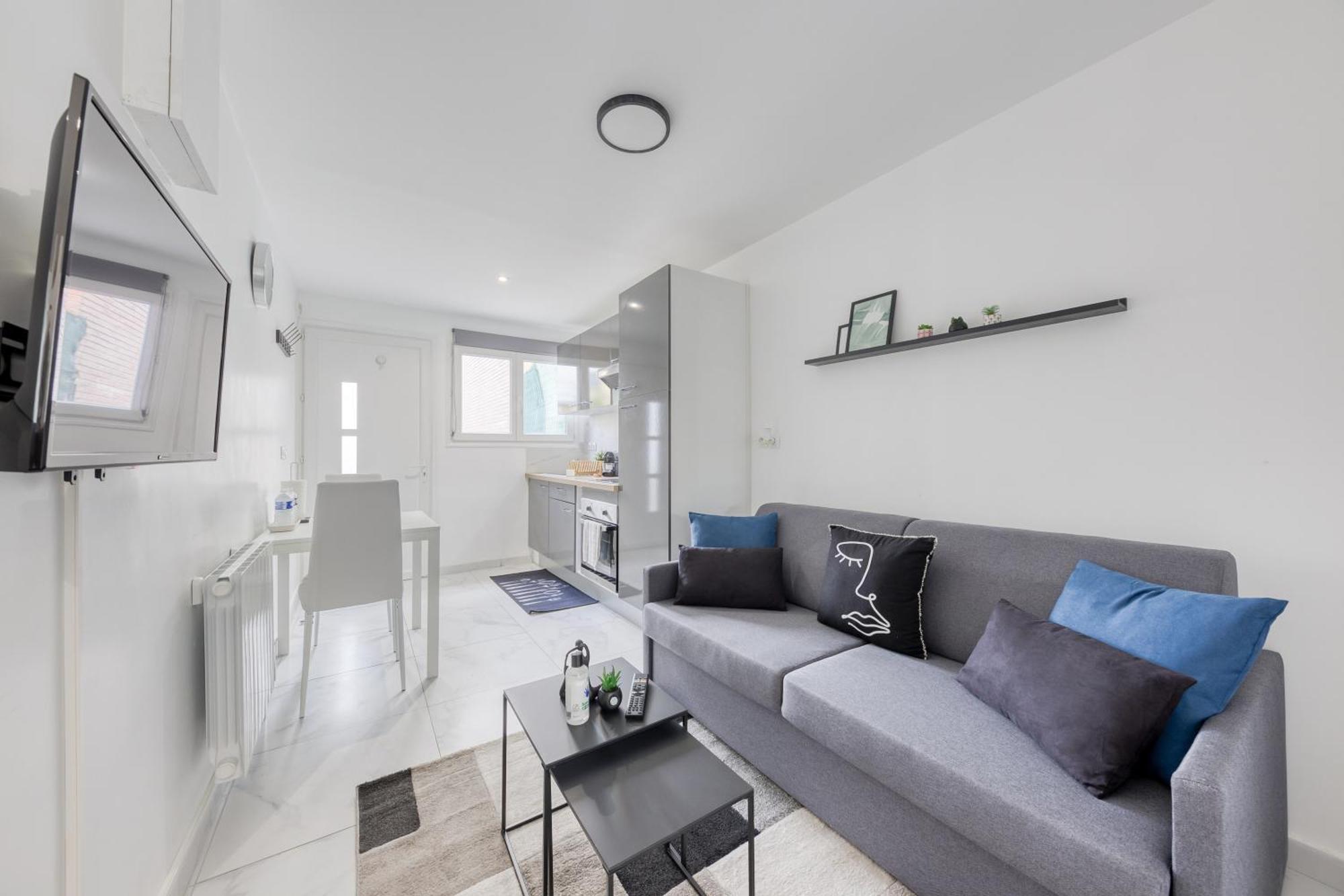Appartement - 4 Personnes - Parking Prive - Metro 7 - Rer B 拉古尔纳夫 外观 照片