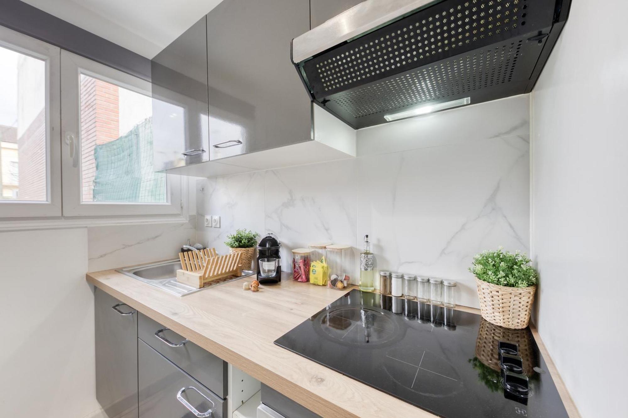 Appartement - 4 Personnes - Parking Prive - Metro 7 - Rer B 拉古尔纳夫 外观 照片